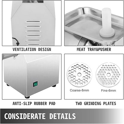 ⚙️🍖 Commercial Cuisine · Large Capacity Meat and Vegetable Blender 🌶️🧄
