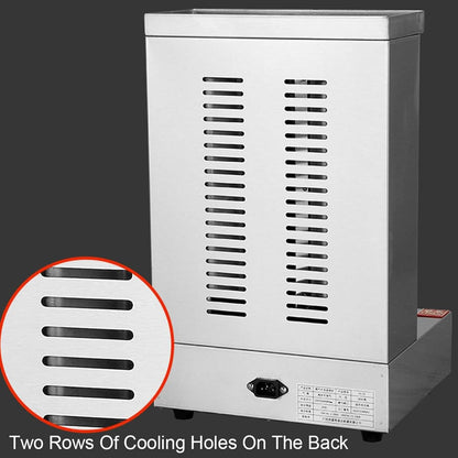 🔥🍖 Rotating BBQ Master · 360° Smokeless Vertical Oven 🌯✨